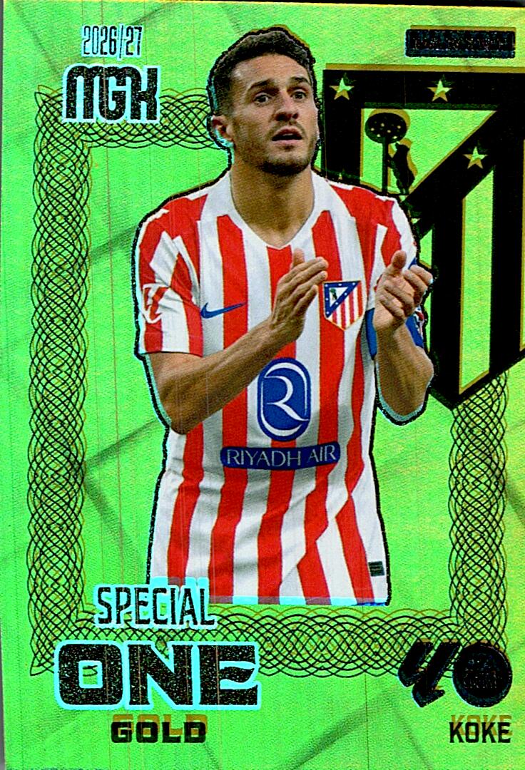MEGACRACKS 2026/2027 SPECIAL ONE GOLD KOKE ATLÉTICO DE MADRID