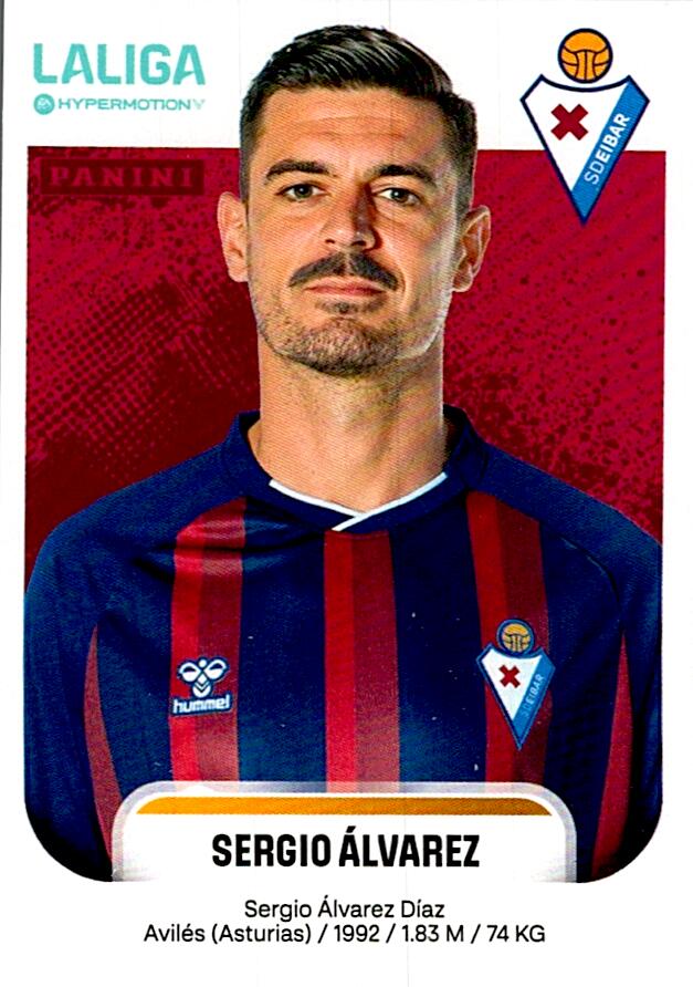 LALIGA HYPERMOTION 2025-26 SERGIO ALVAREZ EIBAR Nº204