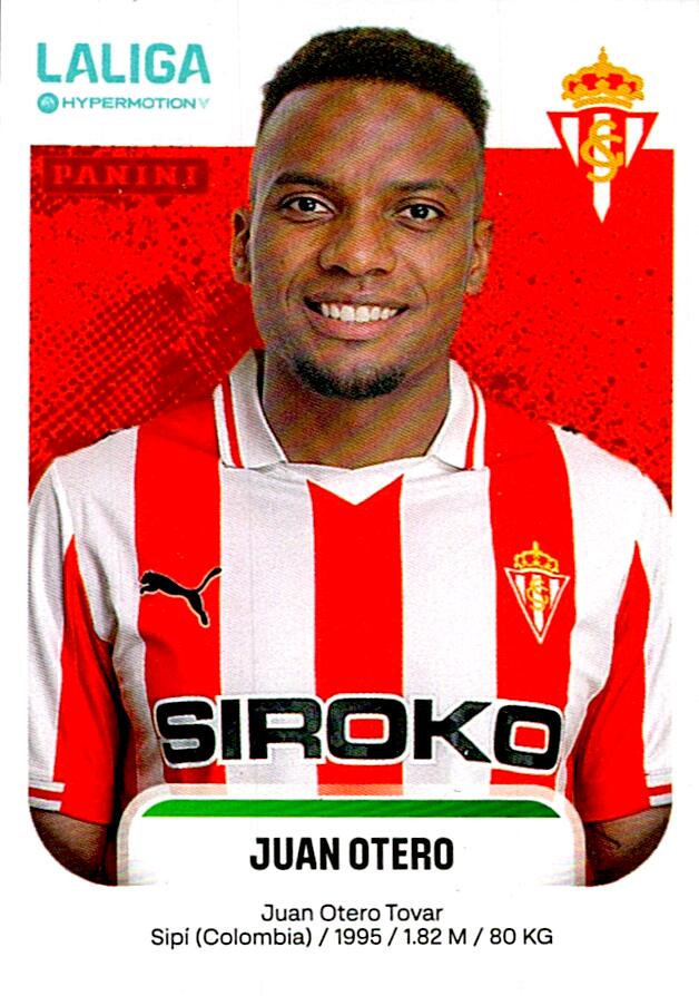 LALIGA HYPERMOTION 2025-26 JUAN OTERO SPORTING Nº381