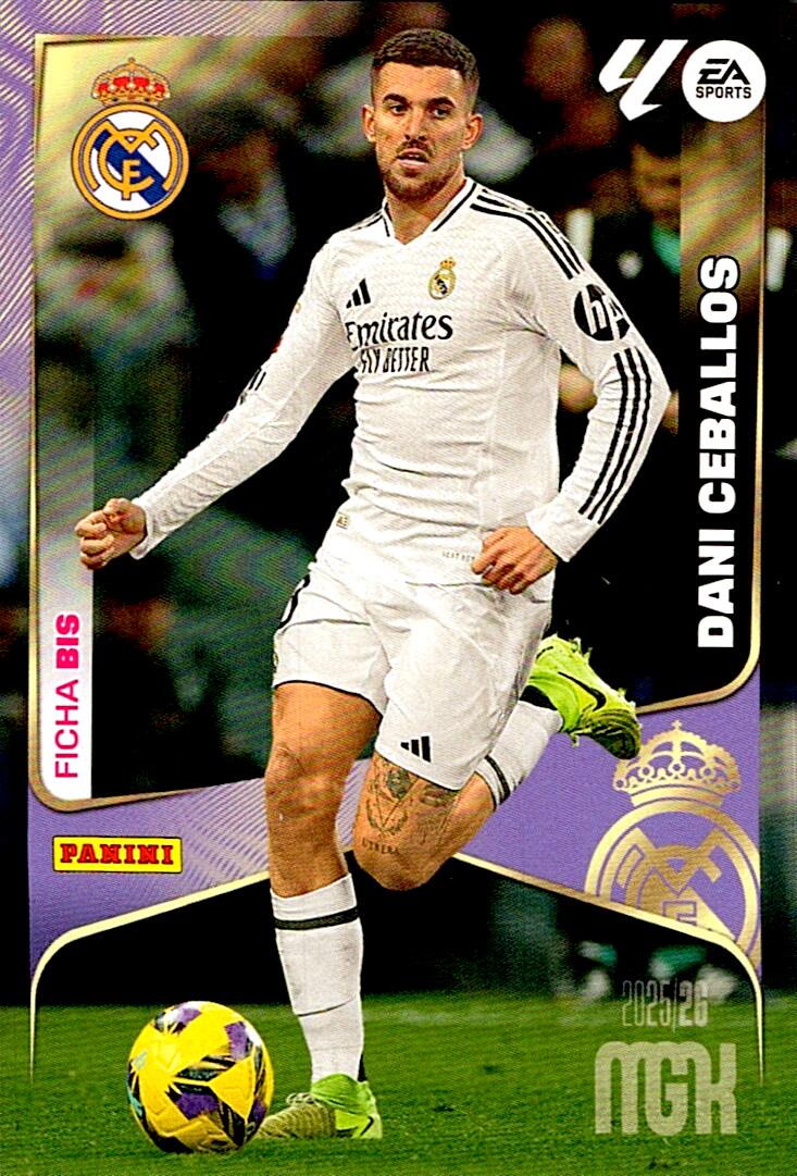 MEGACRACKS 2025/2026 DANI CEBALLOS REAL MADRID CF Nº227BIS TERCERA EDICION