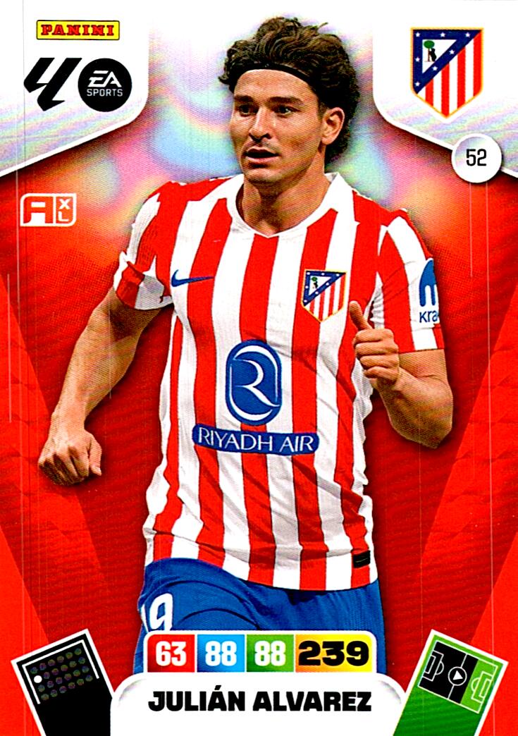 ADRENALYN LA LIGA 2025/2026 JULIAN ALVAREZ ATLETICO DE MADRID Nº52