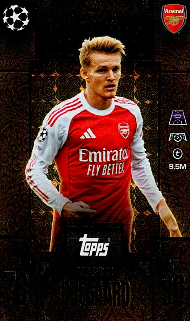 TOPPS MATCH ATTAX EXTRA 2025/26 MARTIN ODEGAARD KINGS OF EUROPE Nº227