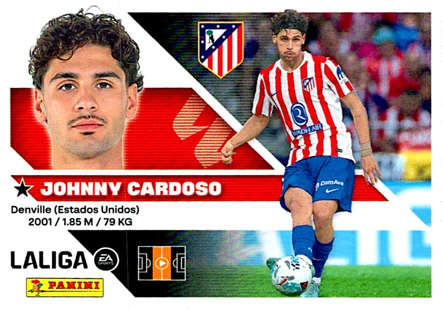 LIGA ESTE 2026/2027 JOHNNY CARDOSO ATLETICO DE MADRID Nº13