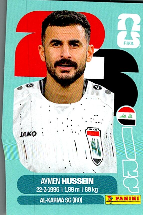 STICKERS FIFA WORLD CUP 2026 AYMEN HUSSEIN NºIRQ 19