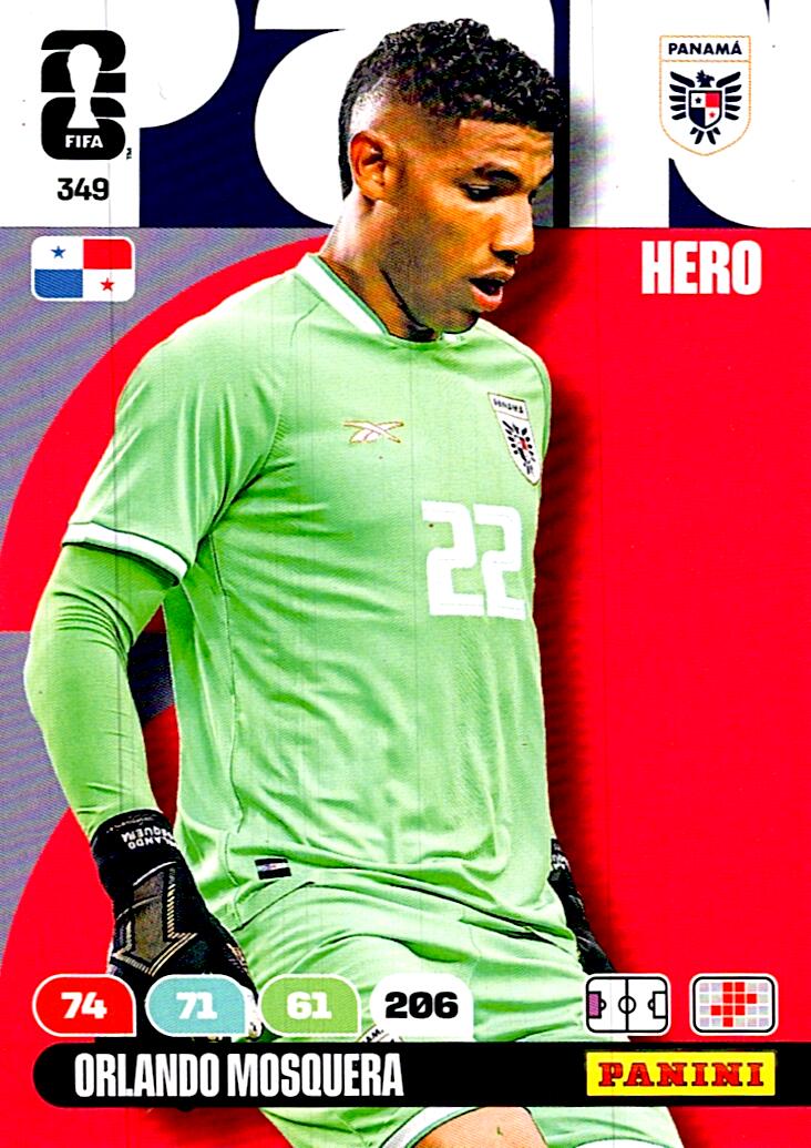 ADRENALYN WORLD CUP 2026 ORLANDO MOSQUERA PANAMA Nº349