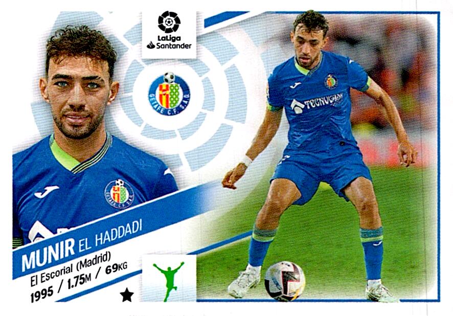 Cromo Liga Este 2022/2023 MUNIR ULTIMO FICHAJE Nº58 CUARTA EDICION
