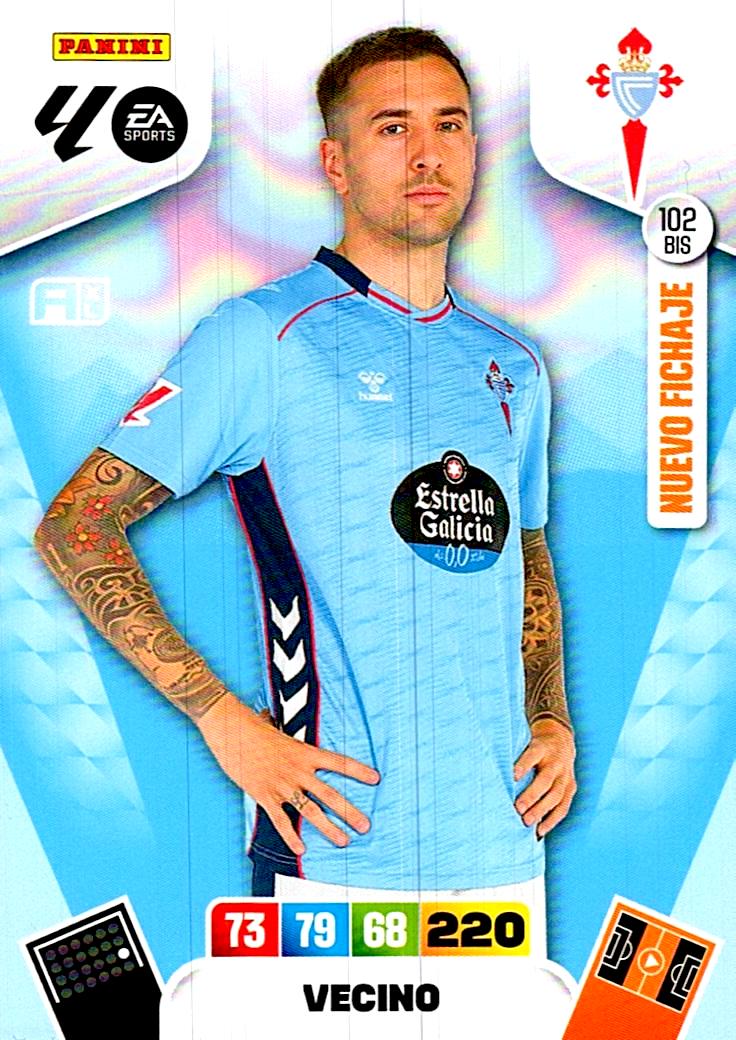 ADRENALYN LA LIGA 2025/2026 VECINO NUEVO FICHAJE Nº102 BIS
