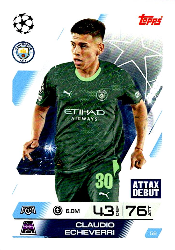 MATCH ATTAX CHAMPIONS LEAGUE 2025/2026 CLAUDIO ECHEVERRI Nº56