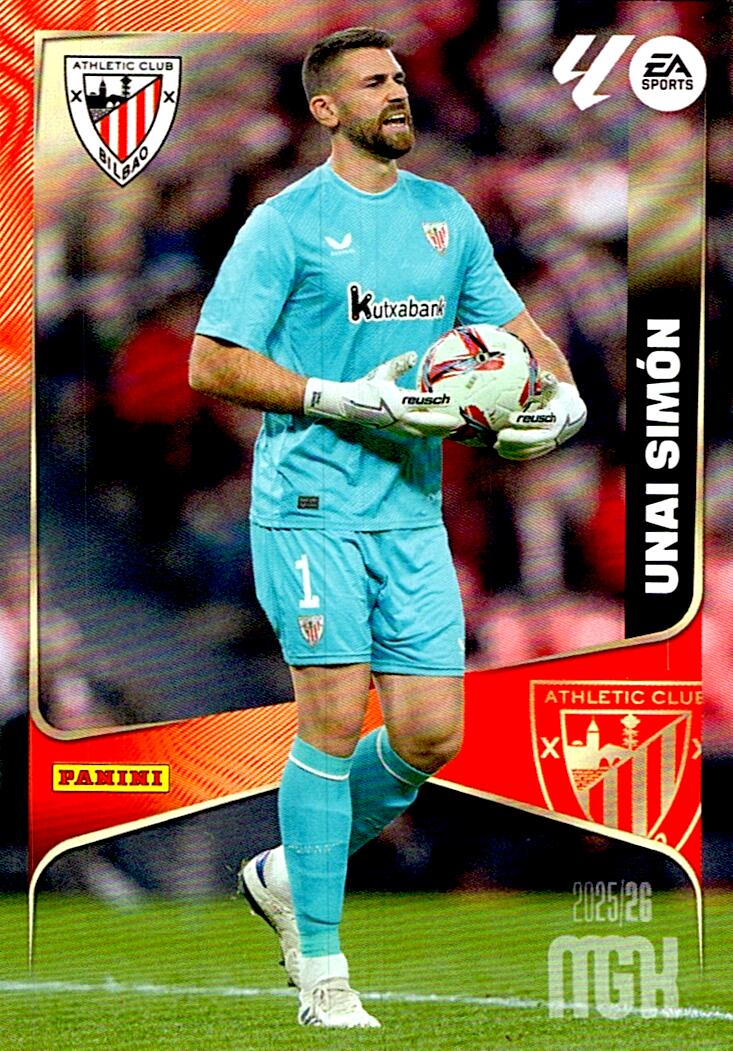 MEGACRACKS 2025/2026 ATHLETIC CLUB UNAI SIMON Nº38