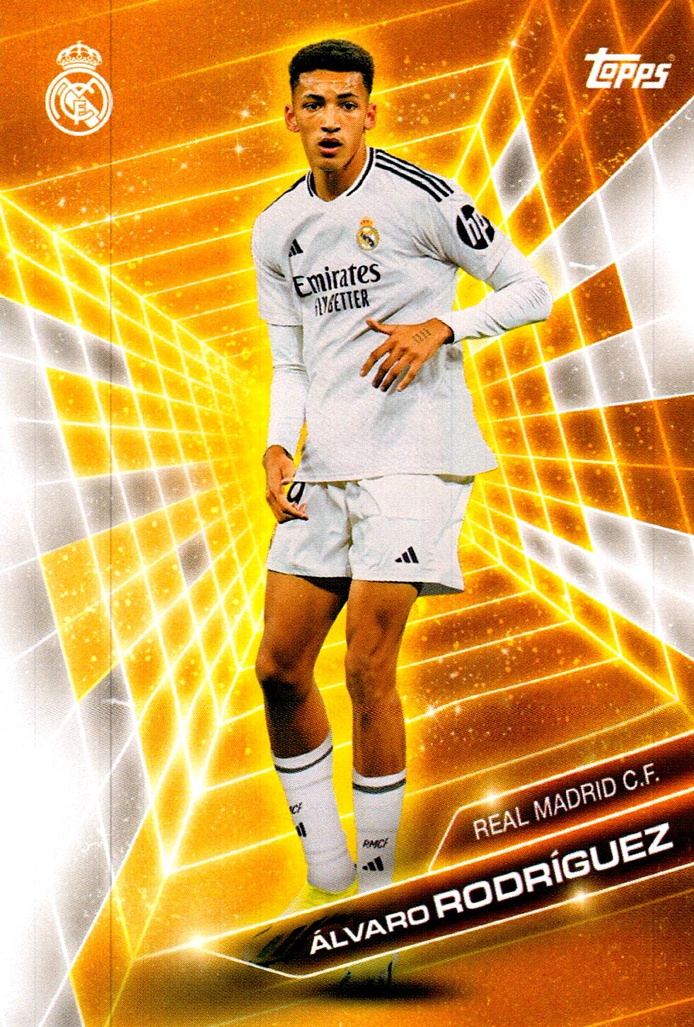 FAN SET REAL MADRID 2024/25 ALVARO RODRIGUEZ GOLDEN FUTURE NºGF-4