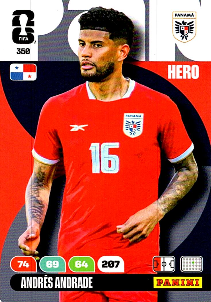 ADRENALYN WORLD CUP 2026 ANDRES ANDRADE PANAMA Nº350