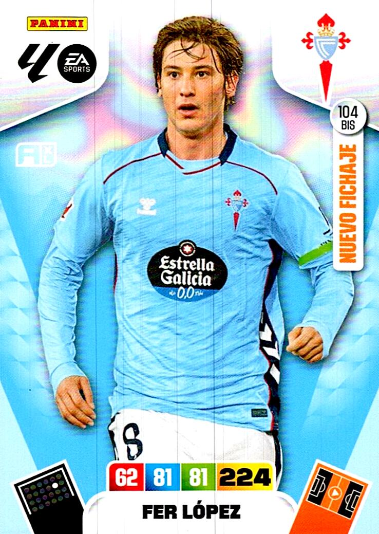 ADRENALYN LA LIGA 2025/2026 FER LOPEZ NUEVO FICHAJE Nº104 BIS