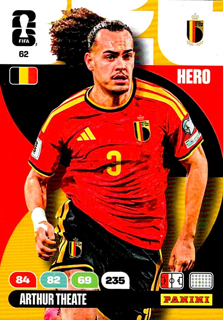 ADRENALYN WORLD CUP 2026 ARTHUR THEATE BELGIUM Nº62