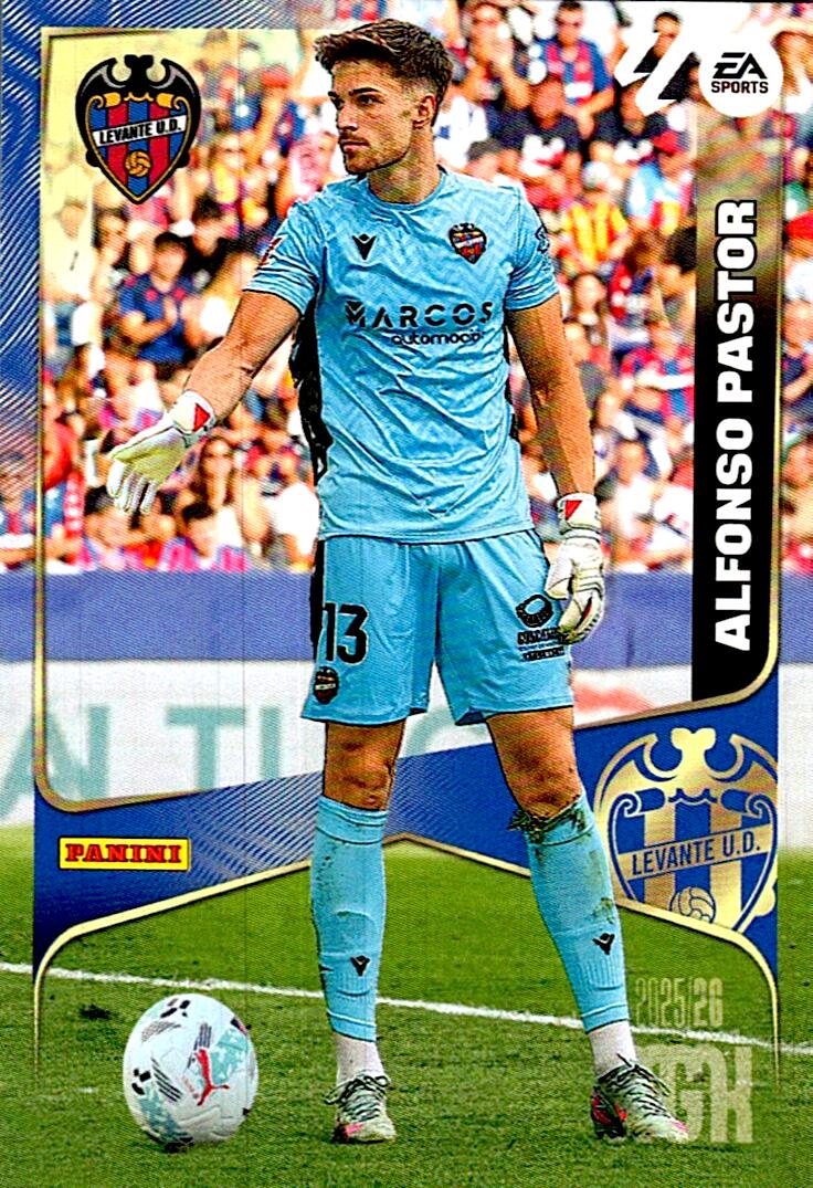 MEGACRACKS 2025/2026 ALFONSO PASTOR LEVANTE UD Nº201 SEGUNDA EDICION