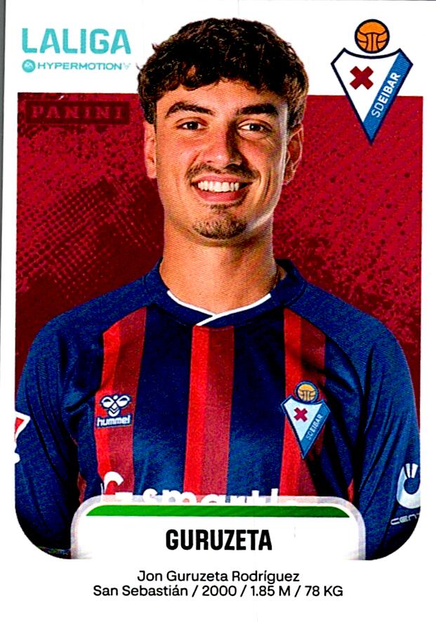 LALIGA HYPERMOTION 2025-26 GURUZETA EIBAR Nº207