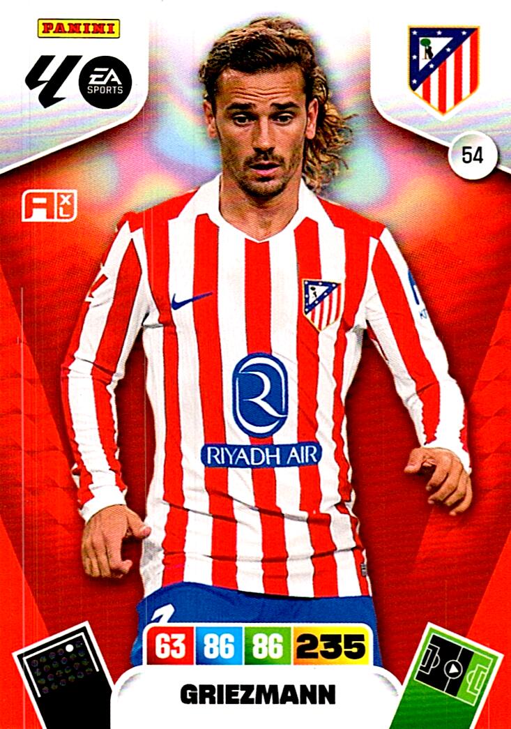 ADRENALYN LA LIGA 2025/2026 GRIEZMANN ATLETICO DE MADRID Nº54