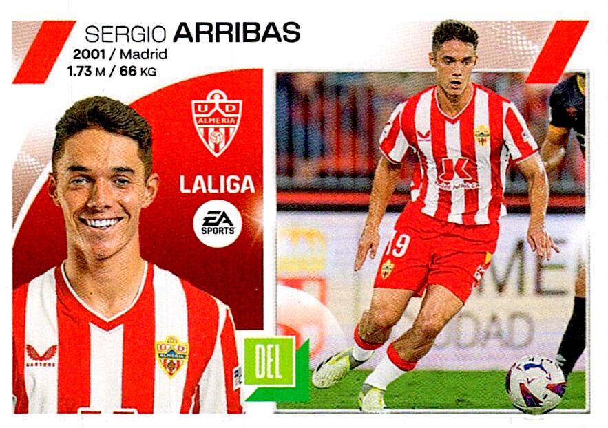 LIGA ESTE 2023/24 ARRIBAS UD ALMERIA Nº17 BIS COLOCA TERCERA EDICION