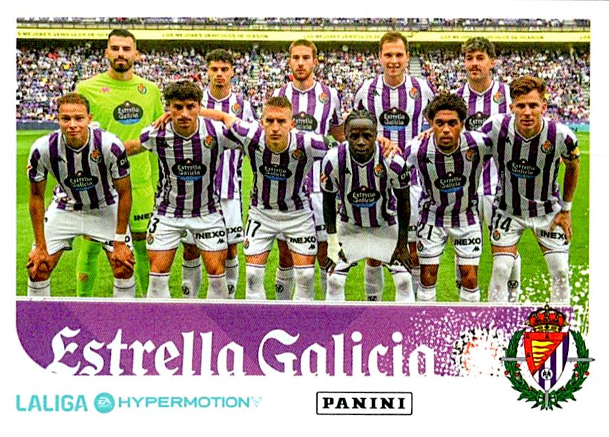 LALIGA HYPERMOTION 2025-26 ALINEACION VALLADOLID Nº383