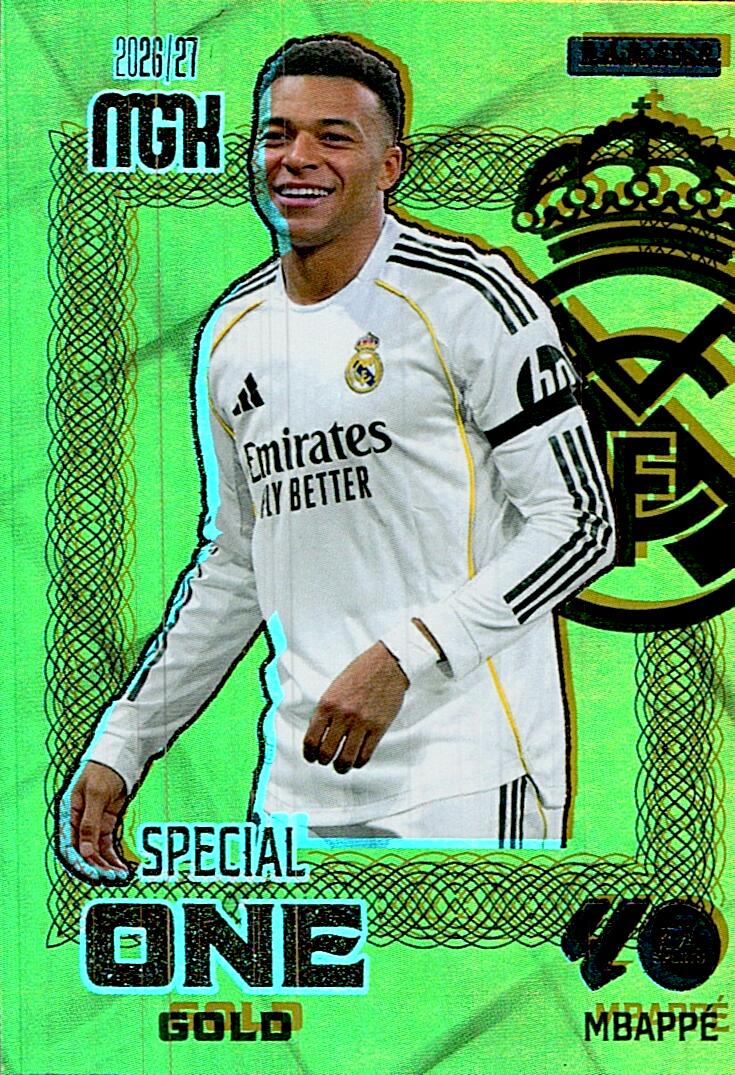 MEGACRACKS 2026/2027 SPECIAL ONE GOLD MBAPPÉ REAL MADRID