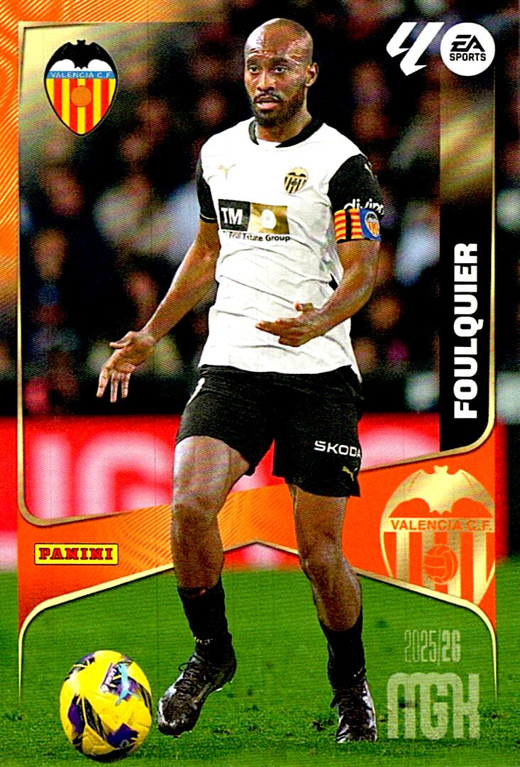 MEGACRACKS 2025/2026 FOULQUIER VALENCIA CF Nº346