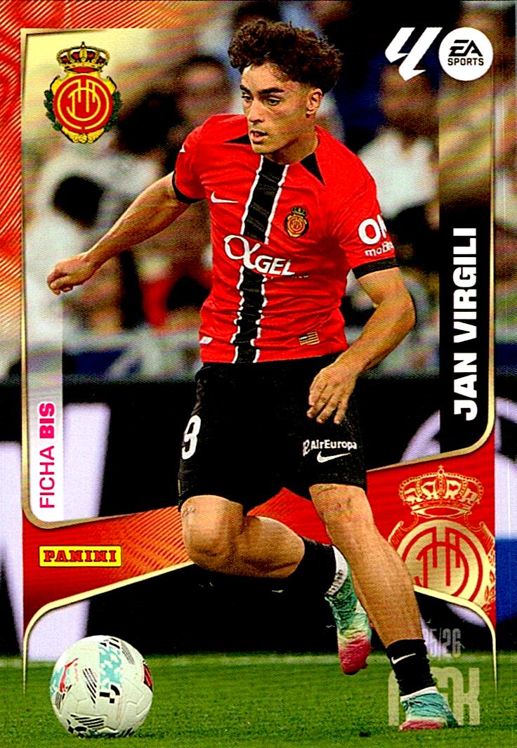MEGACRACKS 2025/2026 JAN VIRGILI RCD MALLORCA Nº252BIS TERCERA EDICION