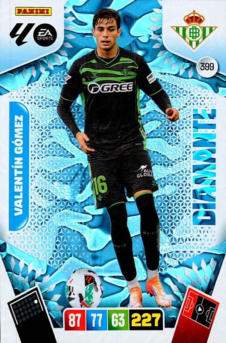 ADRENALYN LA LIGA 2025/2026 VALENTIN GOMEZ DIAMANTE Nº399
