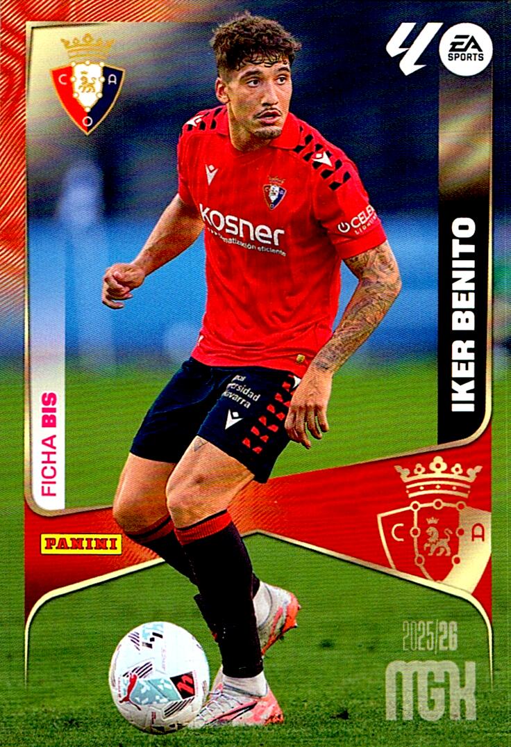 MEGACRACKS 2025/2026 IKER BENITO CA OSASUNA Nº268BIS TERCERA EDICION