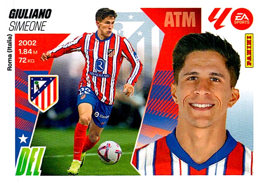 LIGA ESTE 2025/2026 ATLÉTICO DE MADRID GIULIANO Nº17