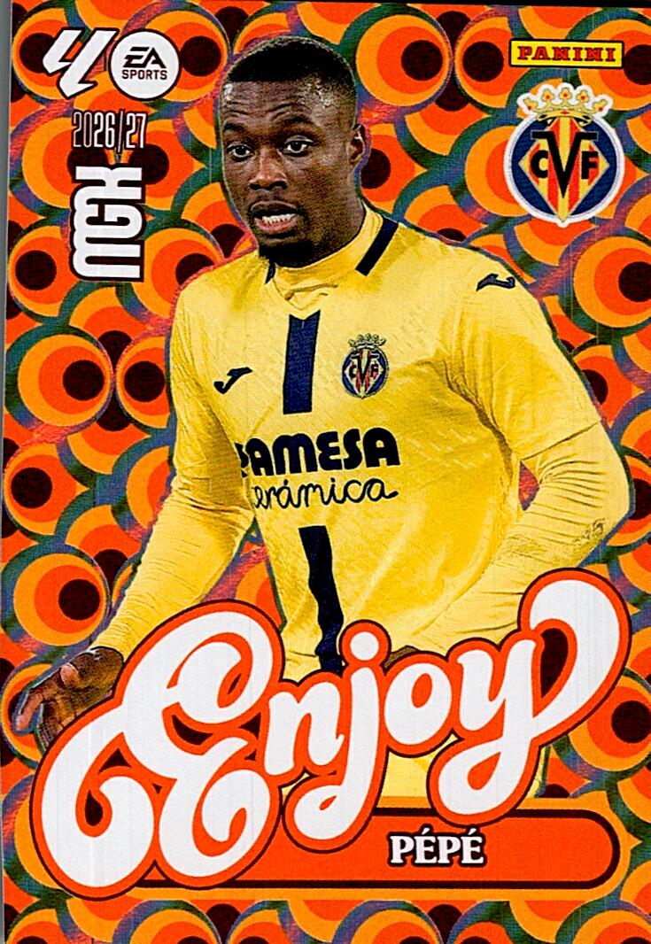 MEGACRACKS 2026/2027 ENJOY PÉPÉ VILLARREAL CF Nº386