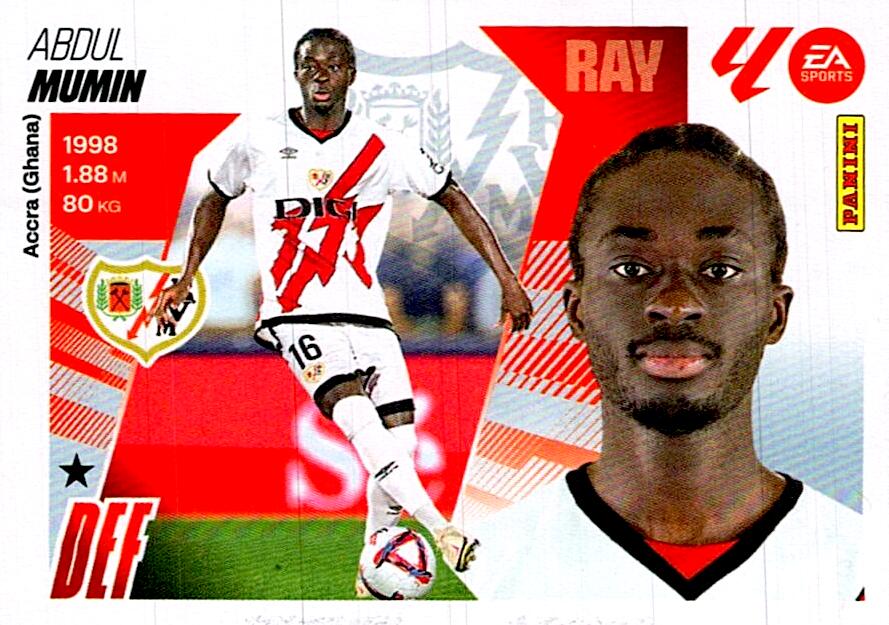 LIGA ESTE 2025/2026 RAYO VALLECANO MUMIN Nº8