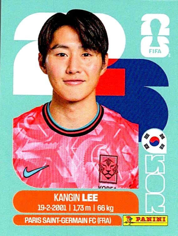 STICKERS FIFA WORLD CUP 2026 KANGIN LEE NºKOR 12