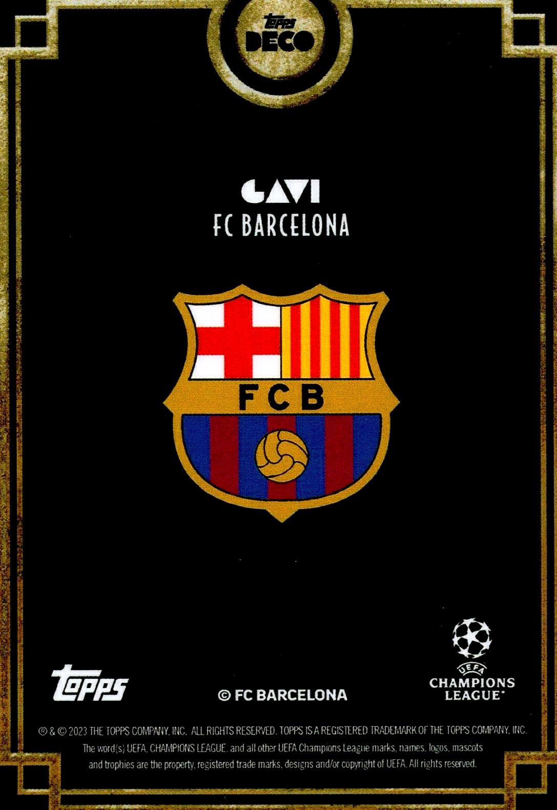 TOPPS DECO CHAMPIONS LEAGUE 2022/2023 GAVI