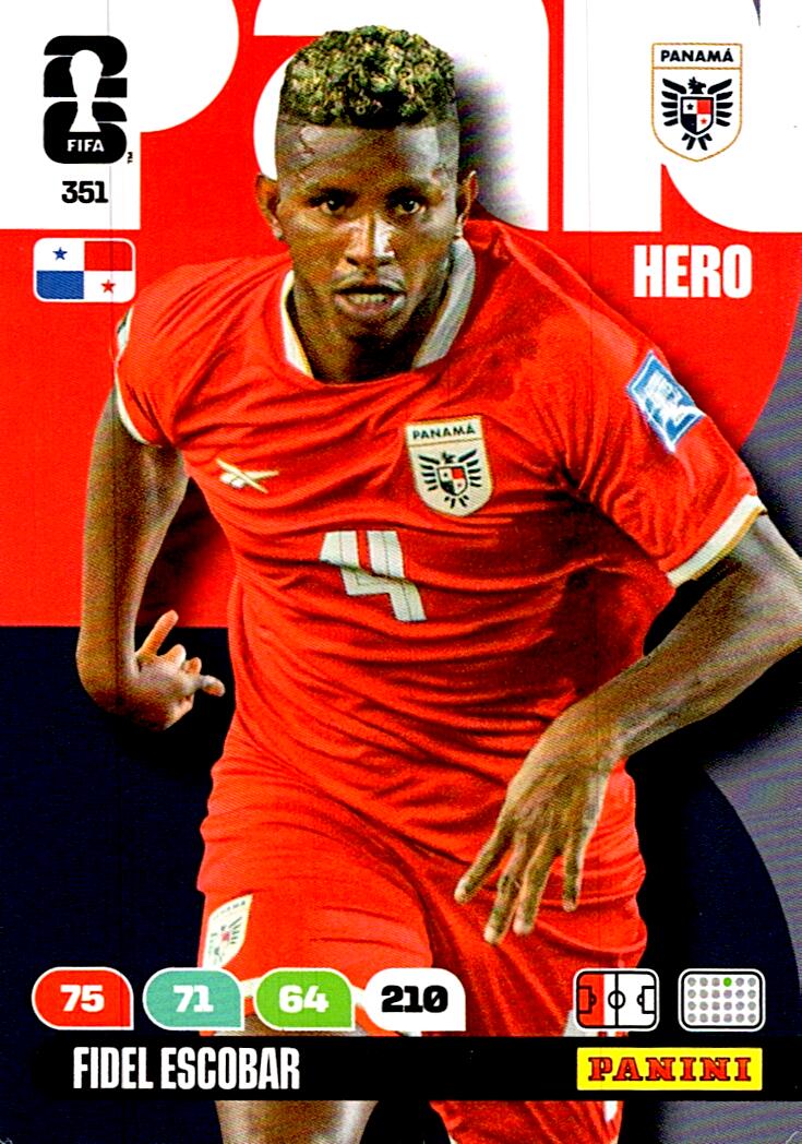 ADRENALYN WORLD CUP 2026 FIDEL ESCOBAR PANAMA Nº351