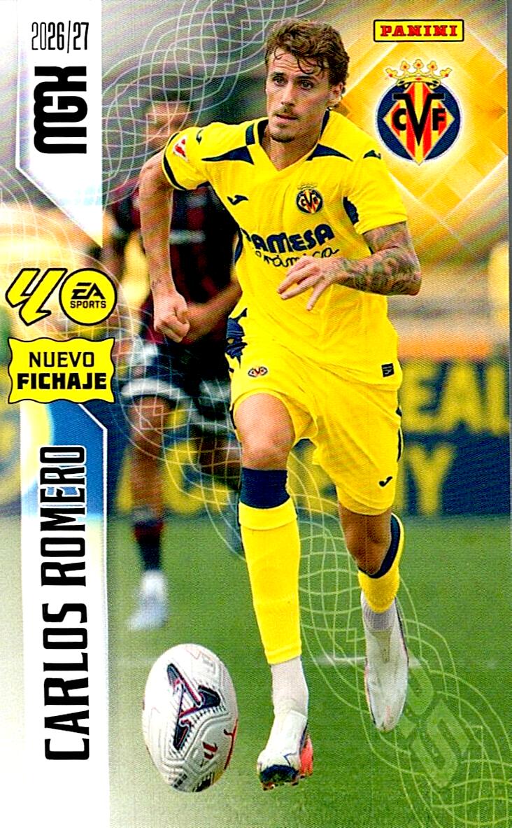 MEGACRACKS 2026/2027 CARLOS ROMERO NUEVO FICHAJE Nº466 SEGUNDA EDICION