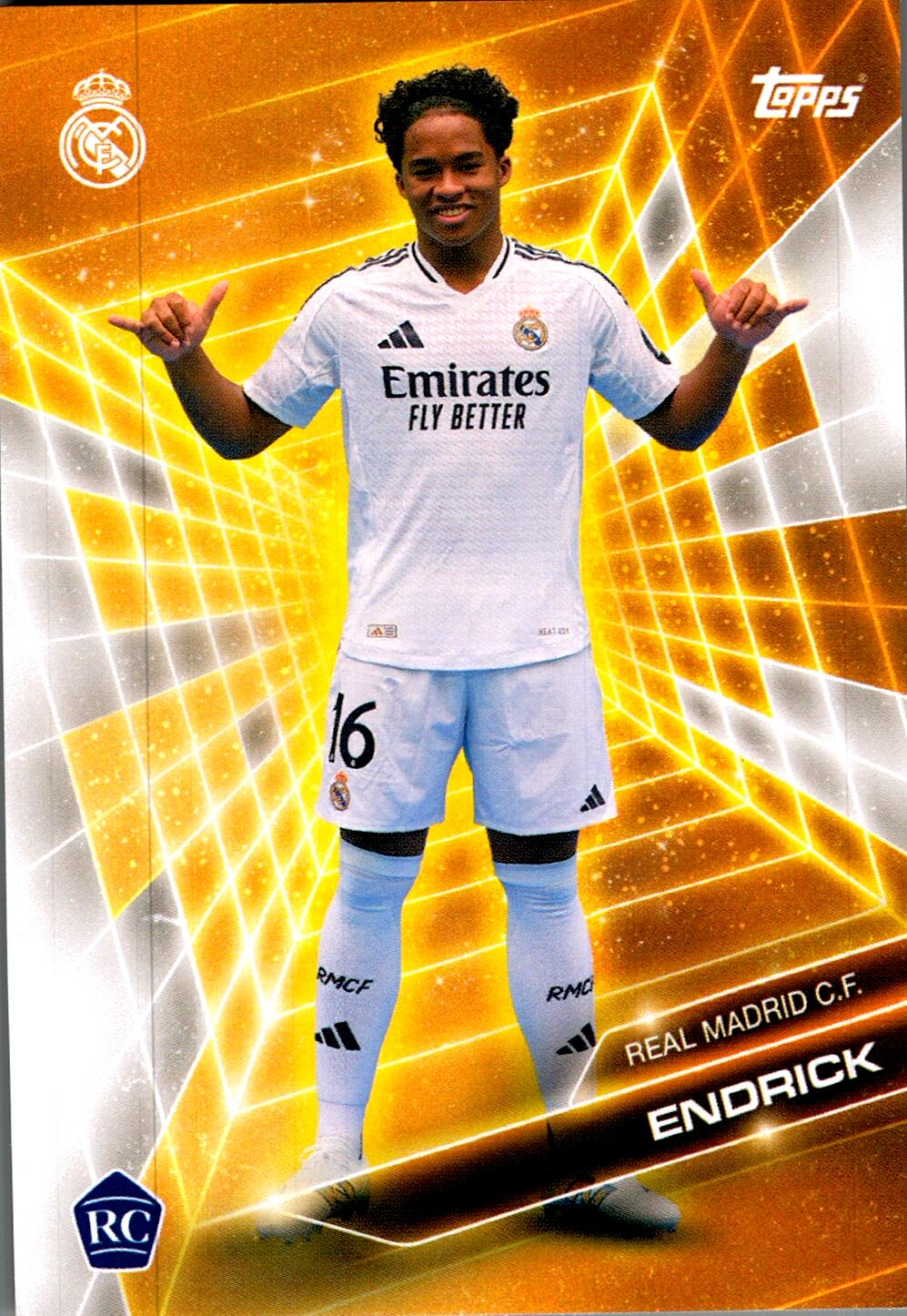 FAN SET REAL MADRID 2024/25 ENDRICK GOLDEN FUTURE NºGF-5 RC