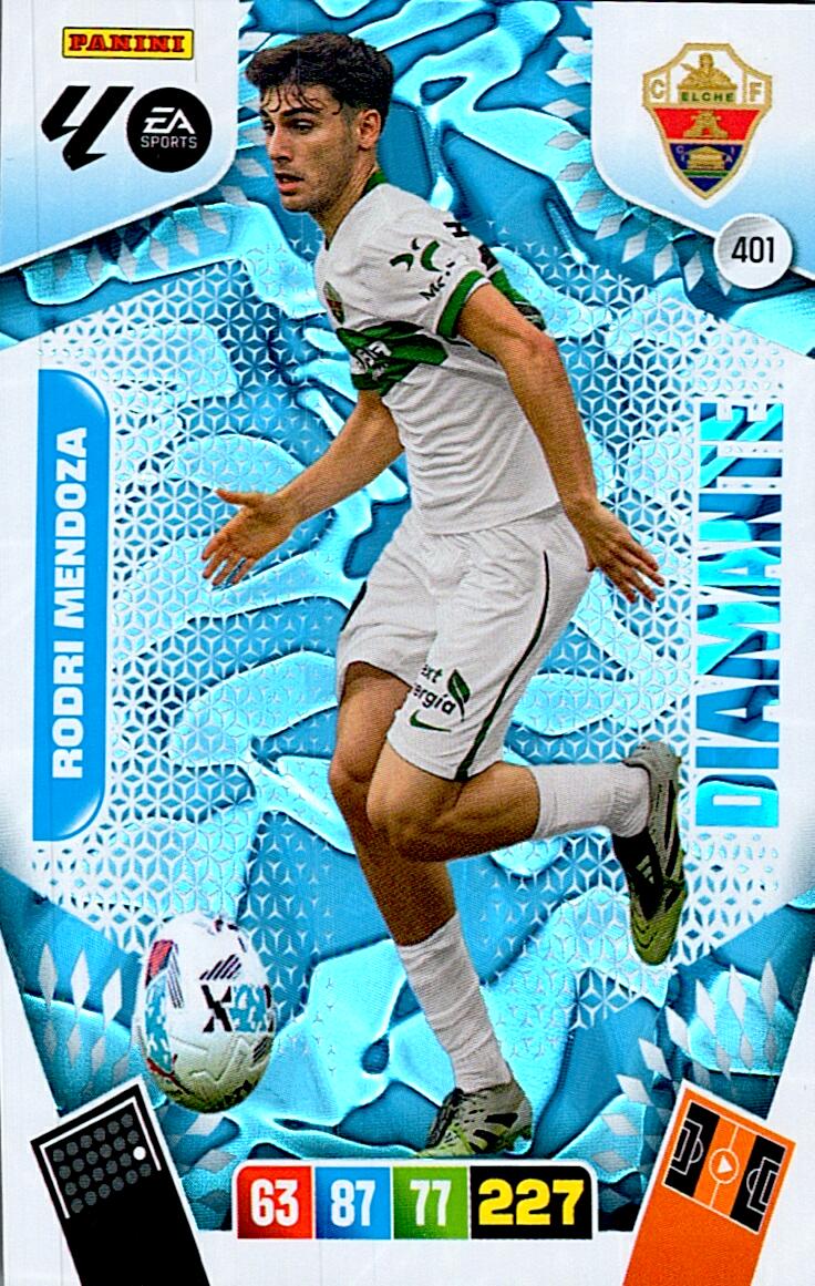 ADRENALYN LA LIGA 2025/2026 RODRI MENDOZA DIAMANTE Nº401
