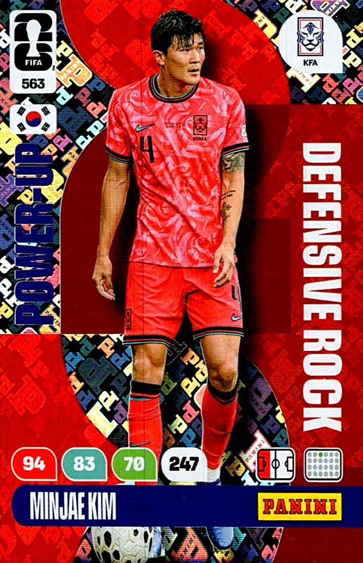 ADRENALYN WORLD CUP 2026 MINJAE KIN DEFENSIVE ROCK Nº563