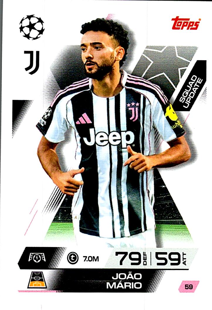 TOPPS MATCH ATTAX EXTRA 2025/26 JOAO MARIO Nº59