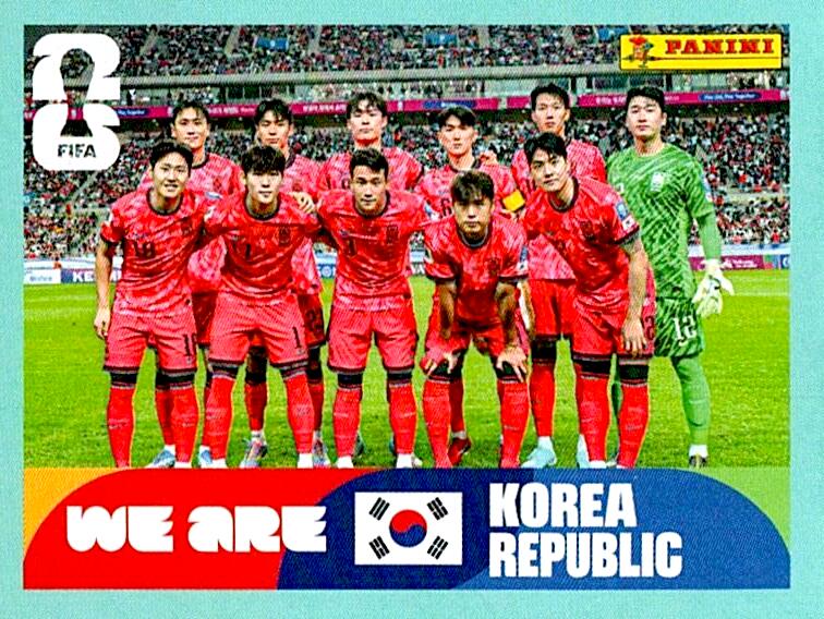 STICKERS FIFA WORLD CUP 2026 ALINEACION NºKOR 13