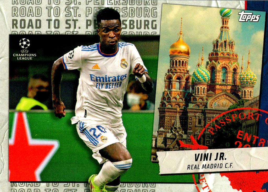 TOPPS UEFA CHAMPIONS LEAGUE 2021/2022 - VINI JR. ROAD TO ST. PETERBURG