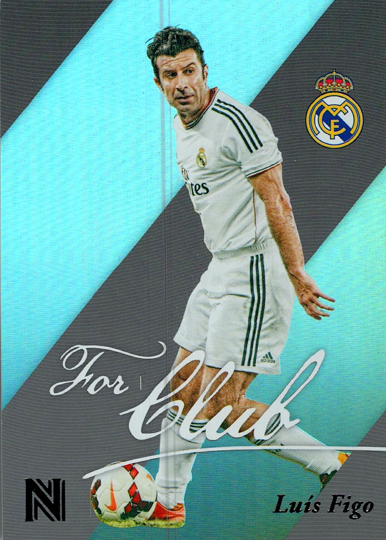 PANINI NOBILITY 2016/2017 LUIS FIGO FOR CLUB Nº5A