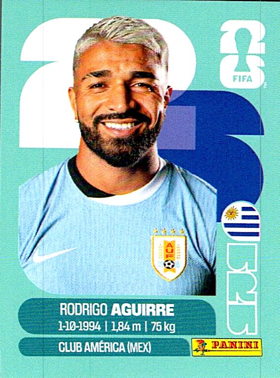 STICKERS FIFA WORLD CUP 2026 RODRIGO AGUIRRE NºURU 19