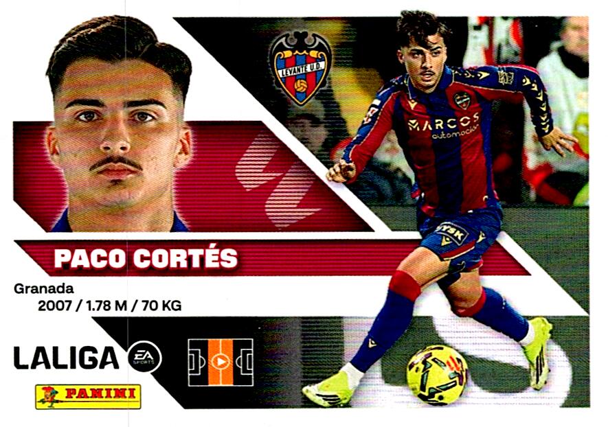 LIGA ESTE 2026/2027  LEVANTE UD PACO CORTÉS Nº14B