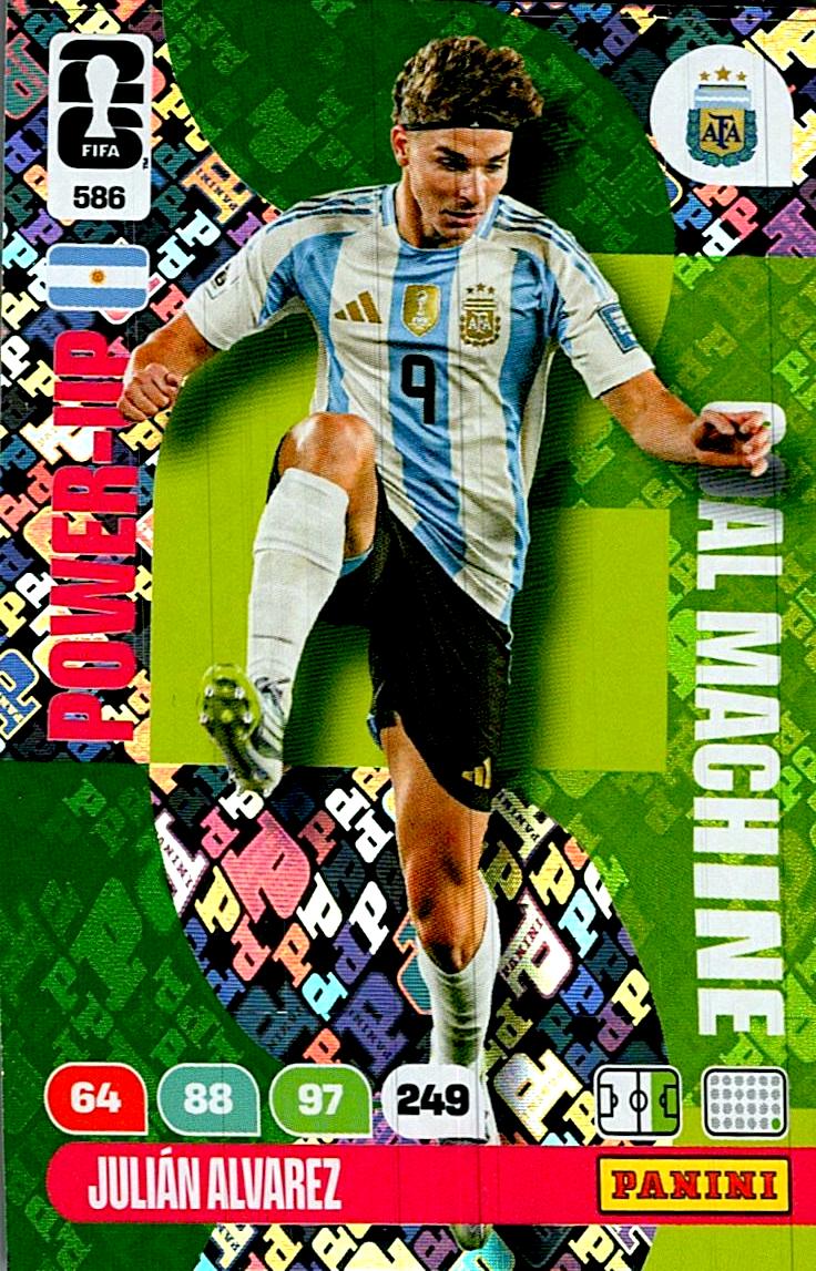 ADRENALYN WORLD CUP 2026 JULIAN ALVAREZ GOAL MACHINE Nº586