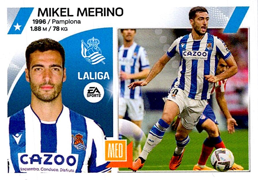 LIGA ESTE 2023/24 MIKEL MERINO REAL SOCIEDAD 13