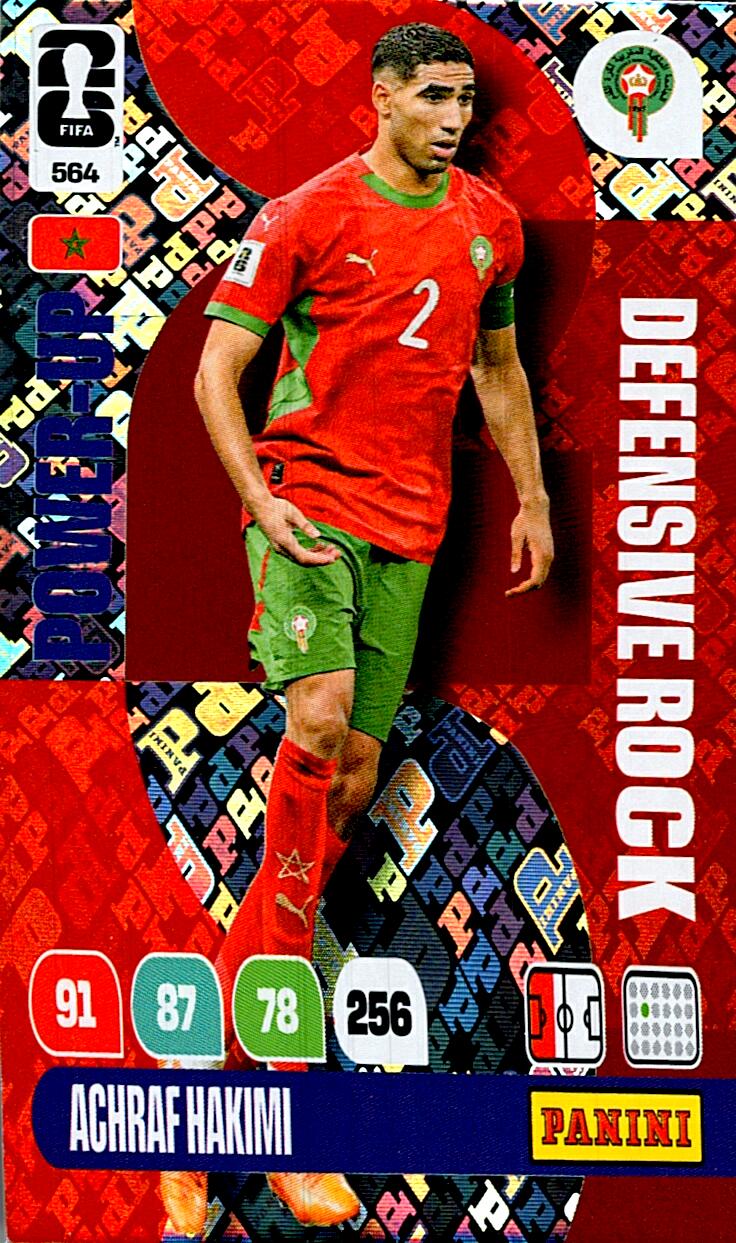 ADRENALYN WORLD CUP 2026 ACHRAF HAKIMI DEFENSIVE ROCK Nº564