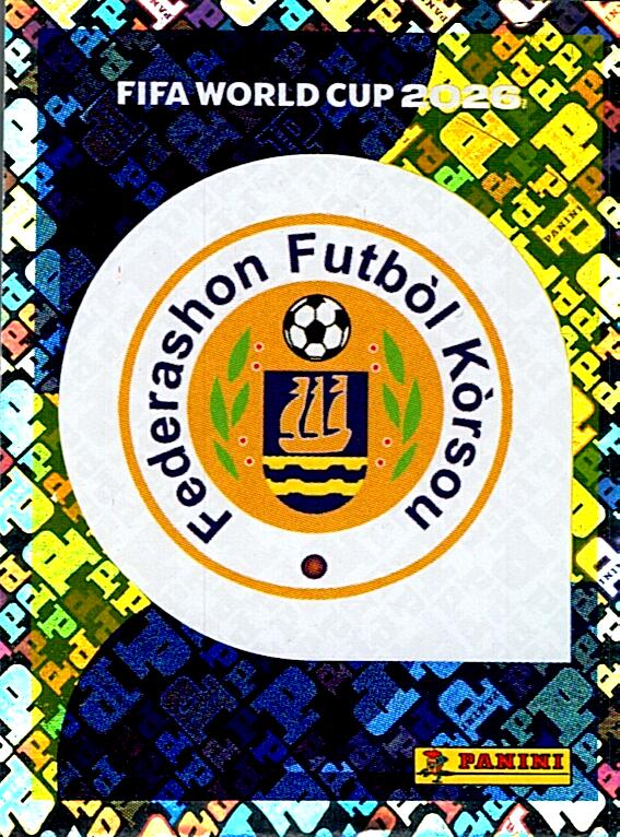 STICKERS FIFA WORLD CUP 2026 ESCUDO NºCUW 1