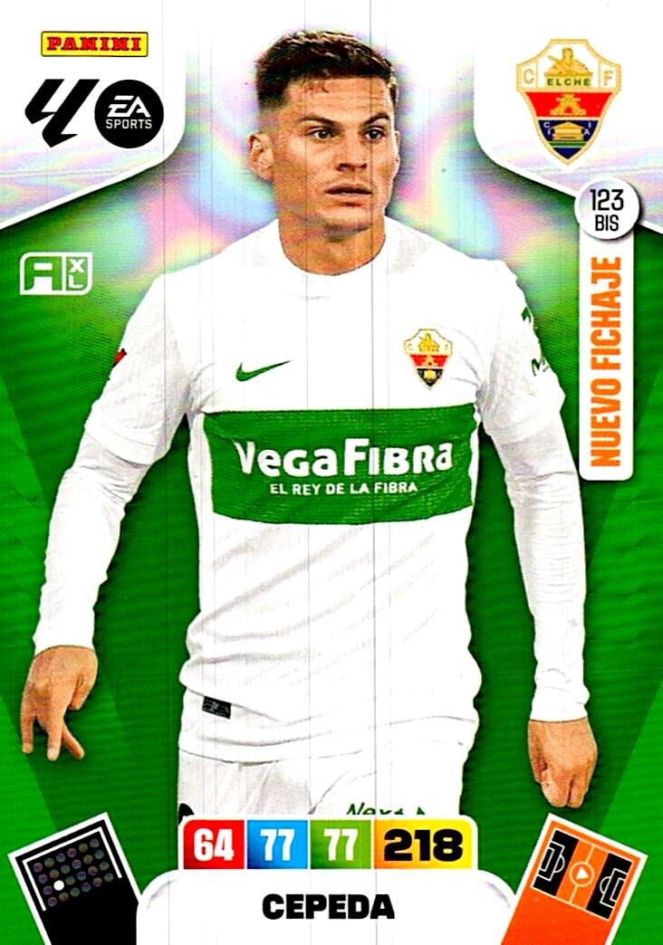 ADRENALYN LA LIGA 2025/2026 CEPEDA NUEVO FICHAJE Nº123 BIS