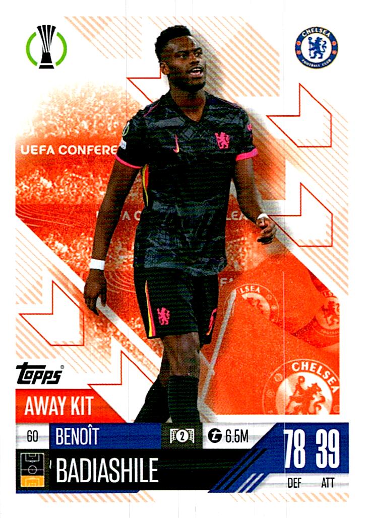 Match Attax Extra 2025 Benoit Badiashile nº60
