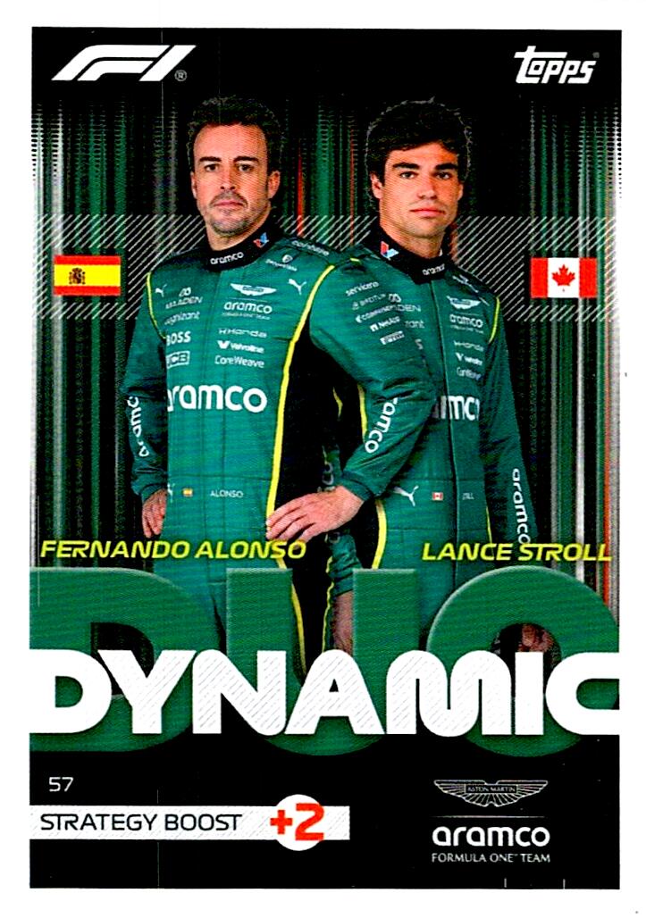 TURBO ATTAX FORMULA 1 2026 FERNANDO ALONSO & LANCE STROLL Nº57